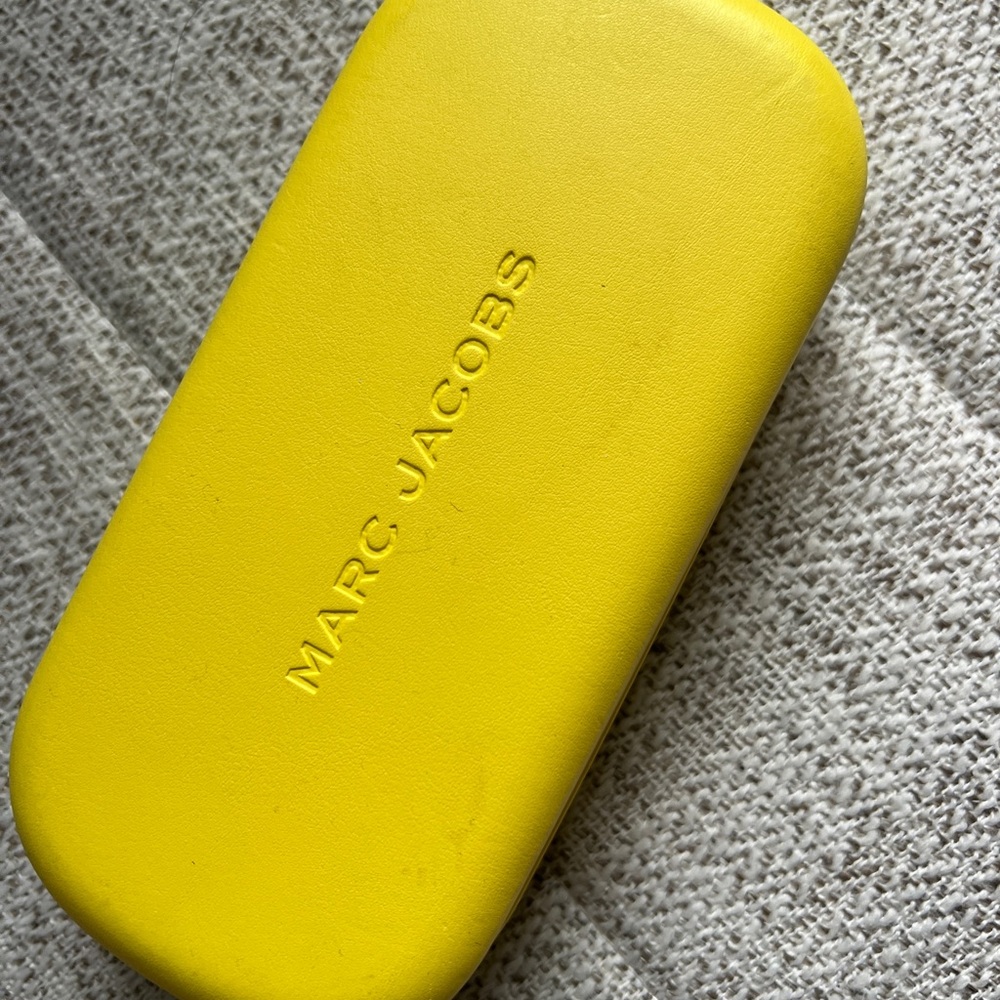 Marc Jacobs Vibrant Yellow Eyewear Case